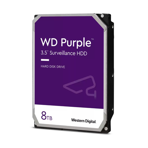 Image of WESTERN DIGITAL HDD PURPLE 8TB 3,5 5400RPM SATA 6GB/S BUFFER 128MB 074