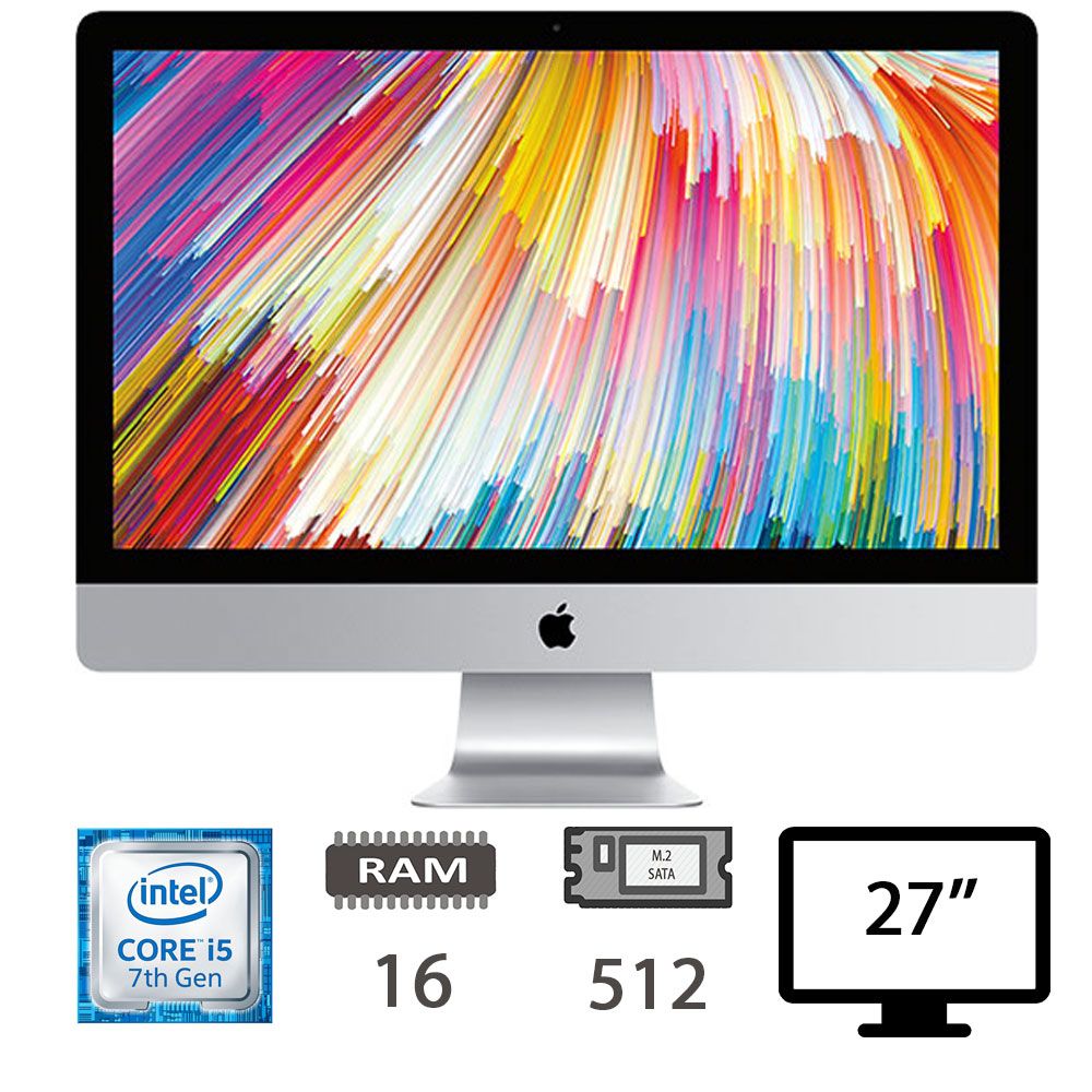 Image of IMAC 27 5K (2017)I5-7600K/16/512M2/RP580/2Y 074