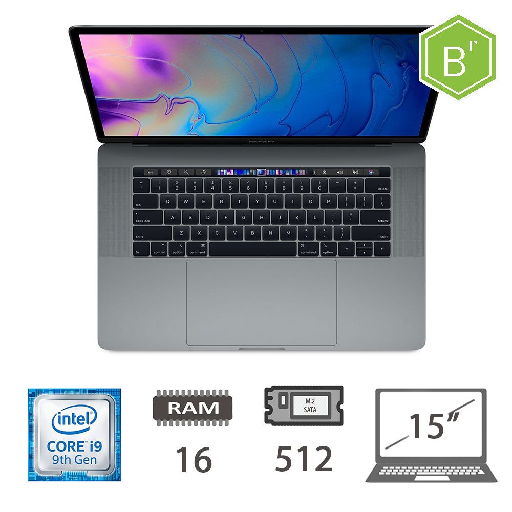 Image of MBP 15,4 T.BAR(2019)I9-9980HK/16/512/SG/2Y - B 074