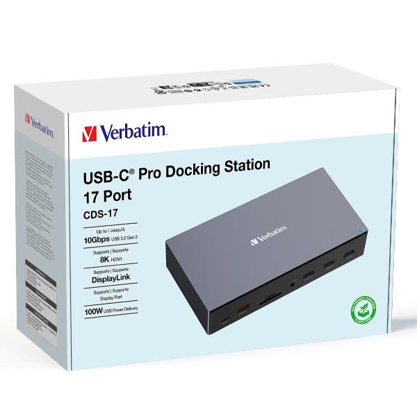 Image of Verbatim CDS-17 Cablato USB 3.2 Gen 1 (3.1 Gen 1) Type-C Nero, Grigio 074