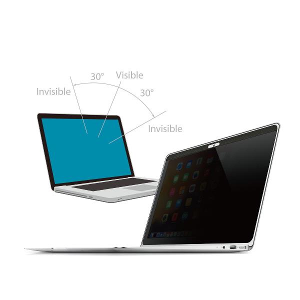 Image of StarTech.com Filtro per la privacy per laptop da 13" - Rapporto d'aspetto 16:10 - Magnetico - Per MacBooks 074