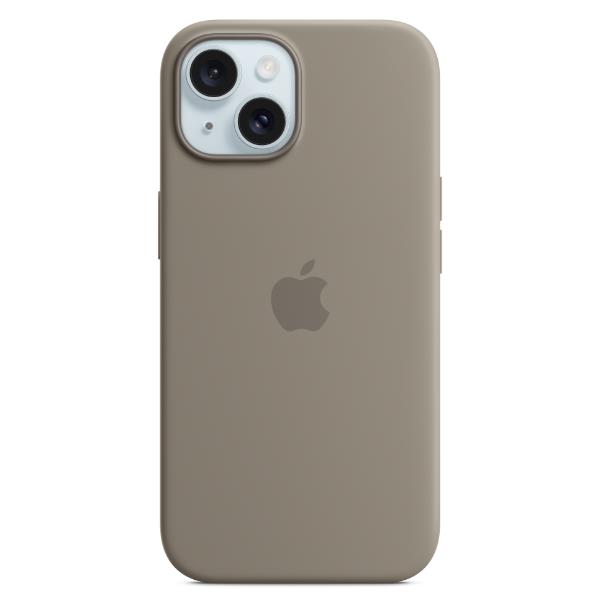 Image of Cover iPhone 15 Silicone compatibile con MagSafe Clay 074