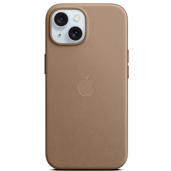 Image of iPhone 15 Plus FineWoven Case with MagSafe - Taupe 074