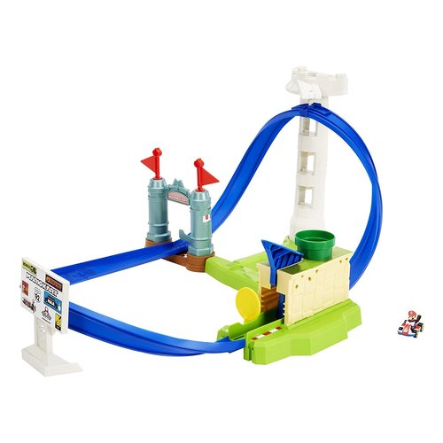 Image of Hot Wheels Mario Kart Circuit Slam Track Set, Giocattolo per Bambini 5+ Anni 074