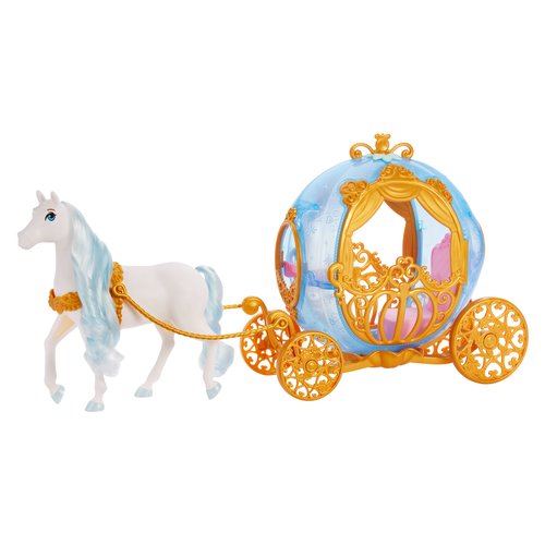 Image of Disney Princess HYM33 accessorio per bambola Carrozza trainata da cavalli per bambola 074