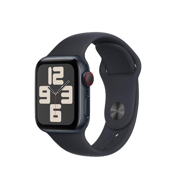 Image of Apple Watch SE GPS + Cellular 40mm Midnight Aluminium Case with Midnight Sport Band - M/L 074