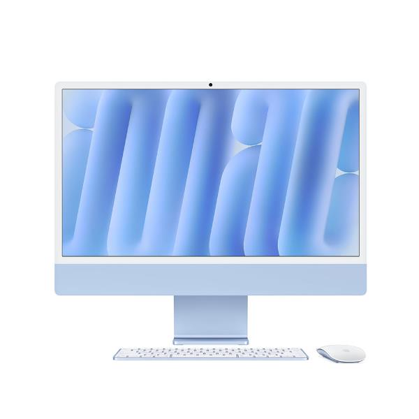 Image of iMac 24 con display Retina 4 5K: Chip Apple M4 con CPU 10-core e GPU 10-core 16GB 256GB SSD - Blu 074