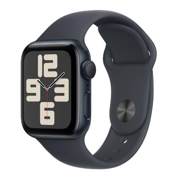 Image of AW SE GPS 40mm Midnight Aluminium Case with Midnight Sport Band - S/M 074