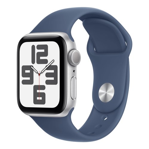 Image of Smartwatch Apple MXEC3QL A WATCH SE 2ND Alluminio GPS argento e Blue 074