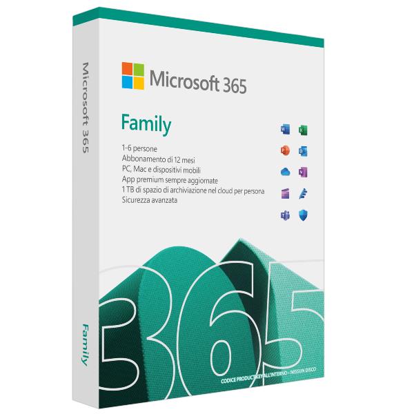 Image of MICROSOFT 365 FAMILY ITA SUB1Y P10 074