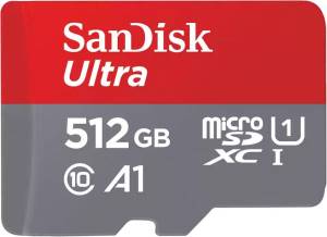 Image of SanDisk Ultra MicroSD 512GB C10 UHS-I SDXC 150MB/s 074