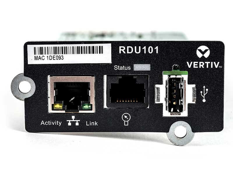 Image of Vertiv IntelliSlot RDU101 Interno Ethernet 100 Mbit/s 074