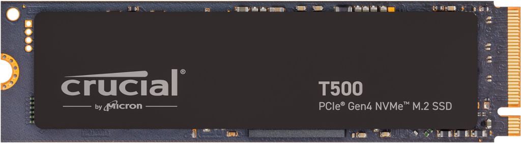 Image of SSD CRUCIAL M.2(2280) 2TB NVME T500 PCIE4.0 READ:7400MB/S WRITE:7000MB/S - CT2000T500SSD8 074