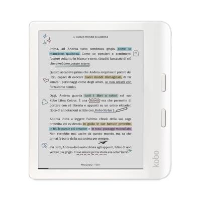 Image of Kobo eBook-Reader eBookReader Libra Colour bianco (N428-KU-WH-K-CK) 074