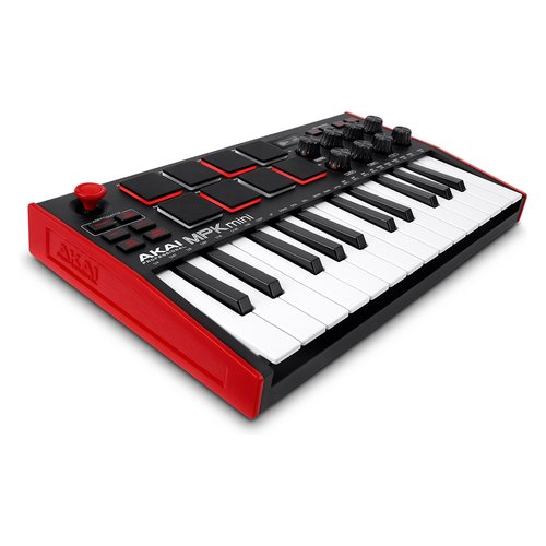 Image of Tastiera controller disc jockey MPK Mini Mk3 Black e Red