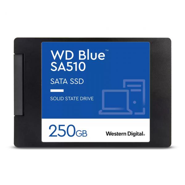 Image of SSD 2,5 250GB SA510 SATA3 blu WD NO KIT INSTAL. NEW 074