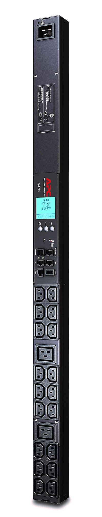 Image of APC AP8858 unità di distribuzione dell'energia (PDU) 20 presa(e) AC 0U Nero 074