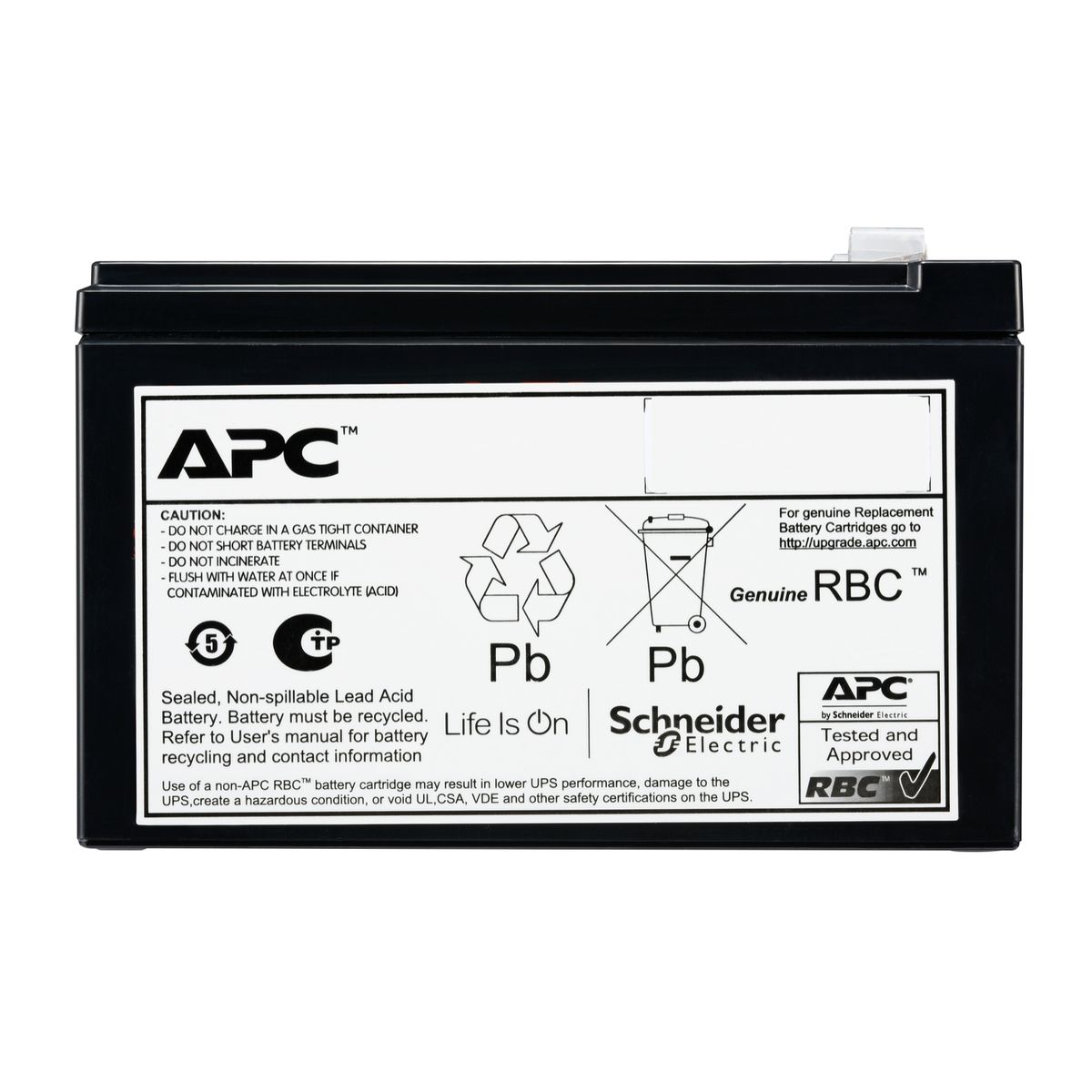 Image of APC APCRBCV204 batteria UPS 48 V 9 Ah 074