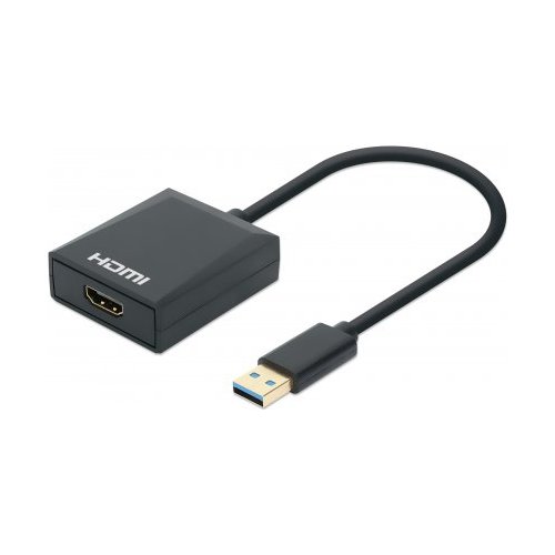 Image of Adattatore video Manhattan 153690 IADAP USB3 HDMIM nero 074