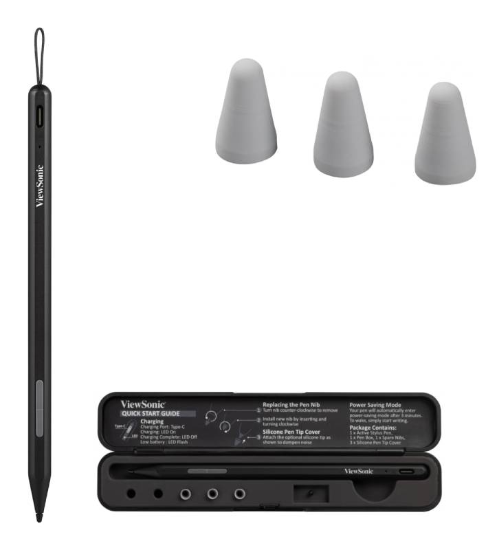 Image of ACTIVE STYLUS PEN 8.9XL167MM MPP2.0 4096 PRESSURE 2 BOTT.BLACK 074