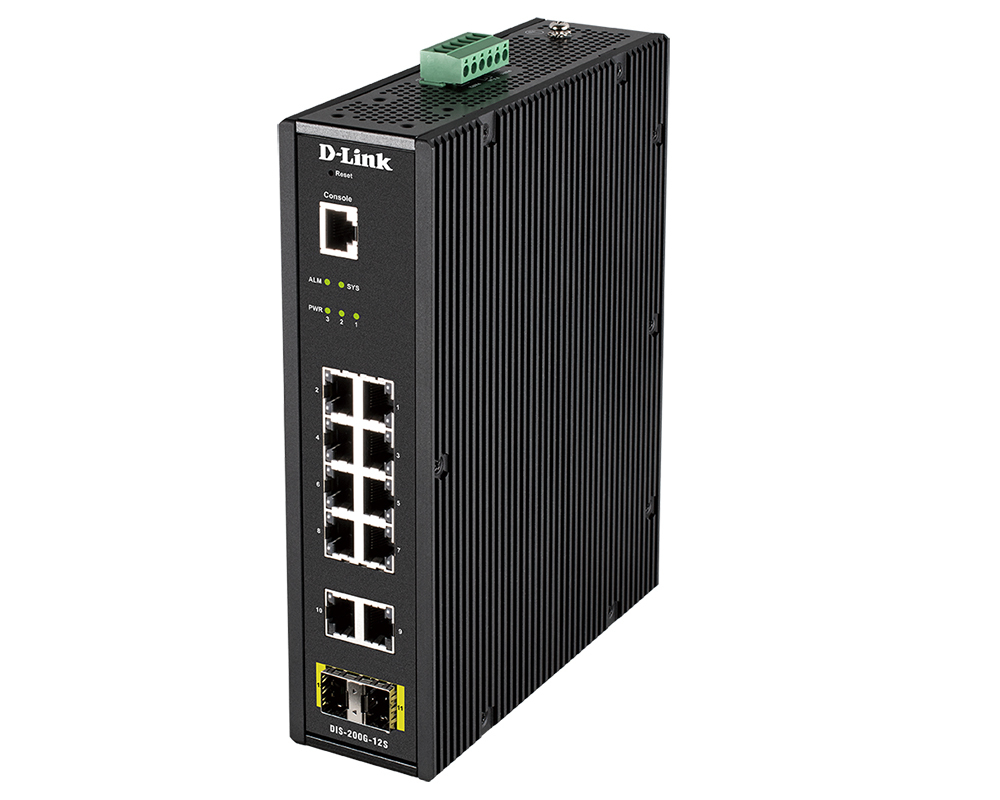 Image of D-Link DIS-200G-12S switch di rete Gestito L2 Gigabit Ethernet (10/100/1000) Nero 074