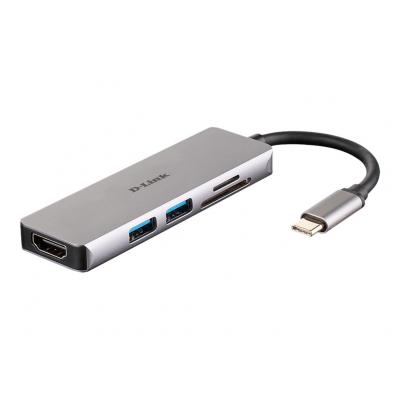 Image of D-Link DUB-M530 replicatore di porte e docking station per laptop Cablato USB 3.2 Gen 1 (3.1 Gen 1) Type-C Alluminio 074