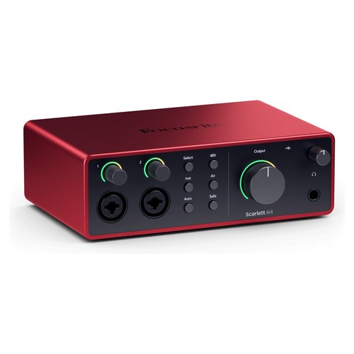 Image of Interfaccia audio Focusrite SCARLETT 4i4 Gen4 rosso e nero rosso e nero 074