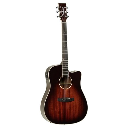 Image of Chitarra acustica Tanglewood TW5E-AVB Autumn Vintage Burst Glos 074