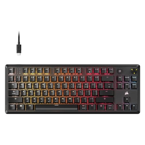 Image of Tastiera computer Corsair CH 911911E IT K70 Core TKL RGB Wirosso nero 074