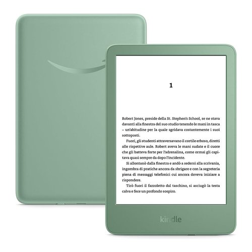 Image of Ebook Amazon B0CP31VPZ1 KINDLE 2024 release con pubblicità Matcha gree 074