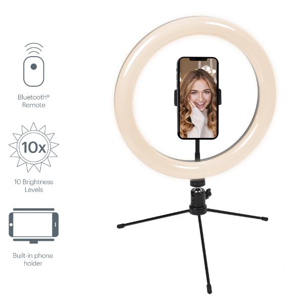 Image of V-GLAMOUR 10 SELFIE RING LIGHT W/- 074