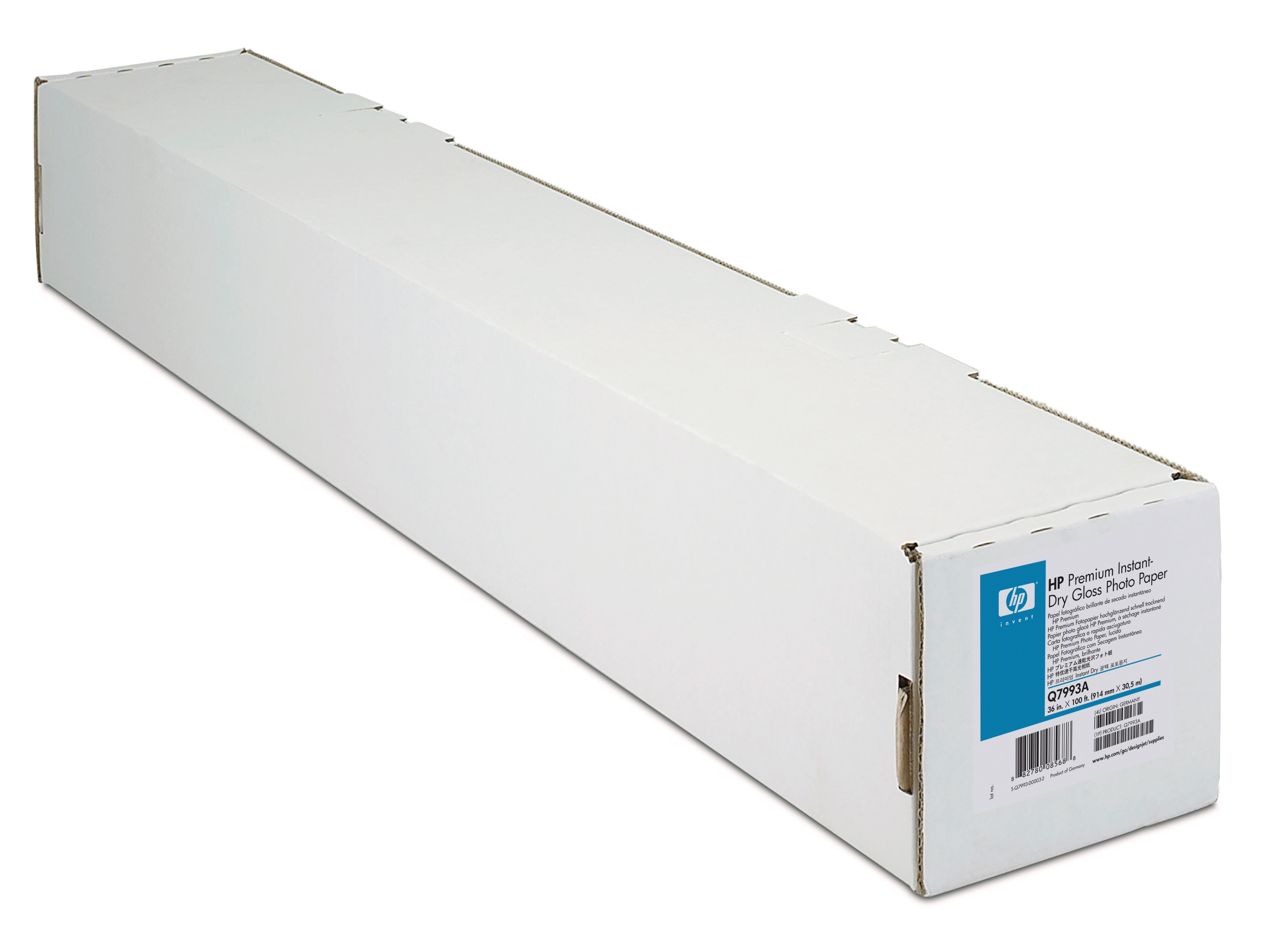 Image of HP Premium Instant-dry Gloss Photo Paper-1067 mm x 30.5 m (42 in x 100 ft) 074