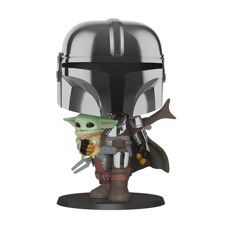 Image of FUNKO POP THE MANDALORIAN WITH THE CHILD (BOBBLE-HEAD) (49931) - STAR WARS - NUM. 380 074