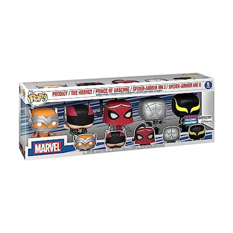 Image of FUNKO POP SPIDER-MAN 5-PK (62281) - MARVEL 074