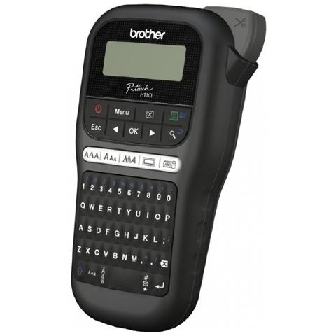 Image of Brother PT-H110 stampante per etichette (CD) Trasferimento termico 180 x 180 DPI 20 mm/s TZe QWERTY 074