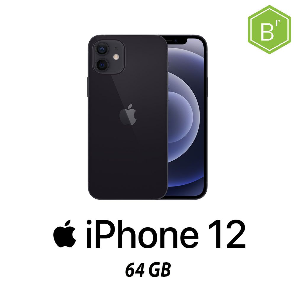 Image of IPHONE 12 64GB BLACK/2Y - B 074