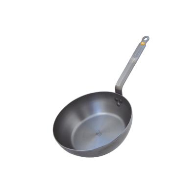 Image of De Buyer Iron Induction Country Frying Pan Mineral B 28cm (5614 28) deBuyer28) deBuyer 28) 074