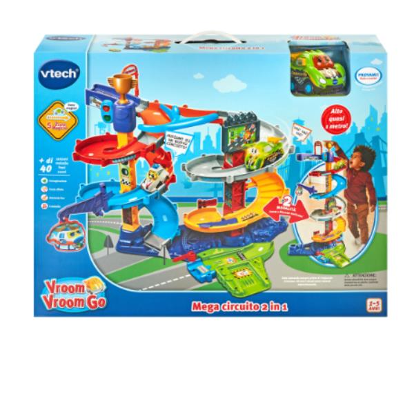 Image of VTech Vroom Vroom Go - Mega Circuito 2 in 1 074