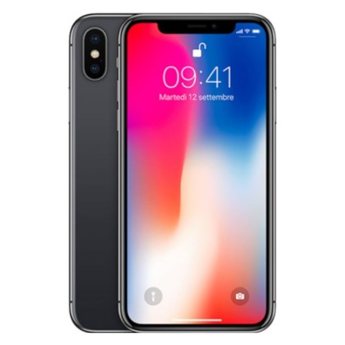 Image of Smartphone Ricondizionato IPHONE X Grado B Space grigio 074