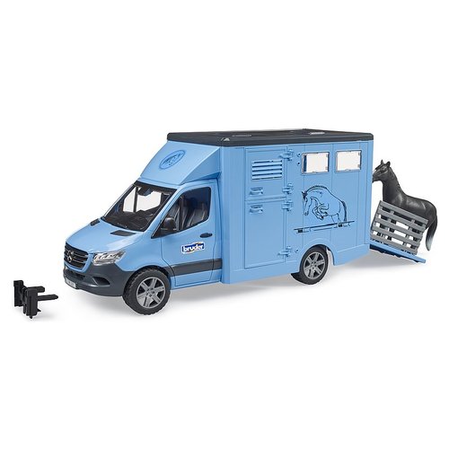 Image of Mezzo stradale Bruder 02674 MERCEDES SPRINTER Furgone con Cavallo 1:16 074