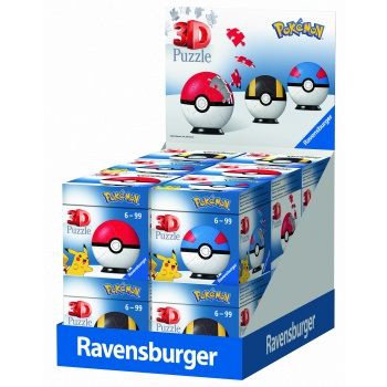 Image of Ravensburger Pokemon Pokeballs Puzzle 3D Cartoni 074