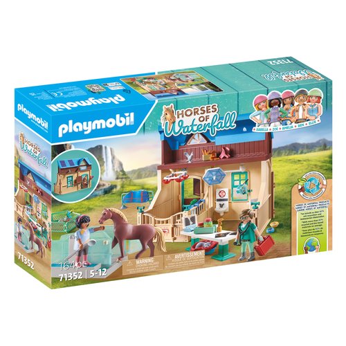 Image of Stalla con veterinario Playmobil 71352 HORSES OF WATERFALL 074