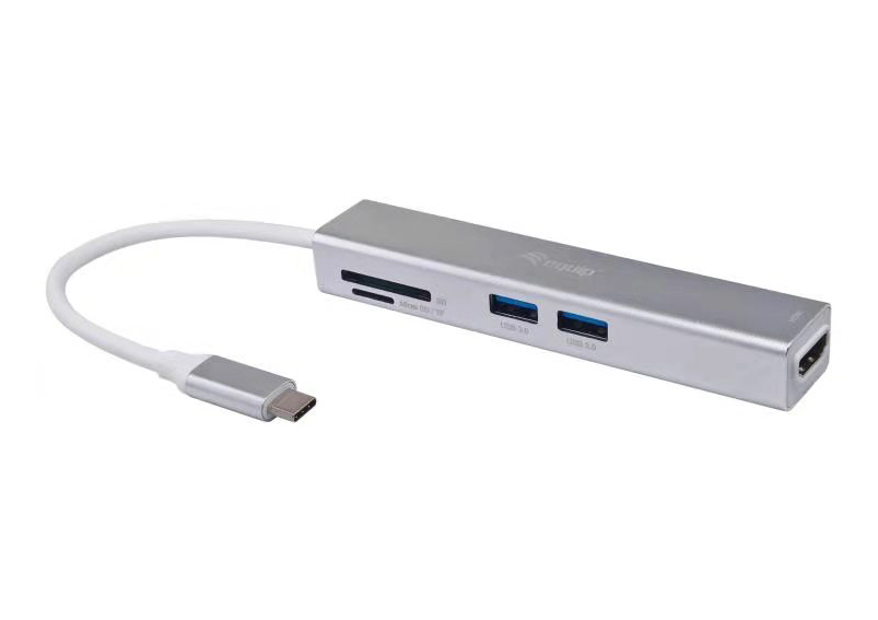 Image of Equip Adattatore multifunzione USB-C 5 in 1, HDMI, USB 3.2 Gen 1, TF/Micro SD 074