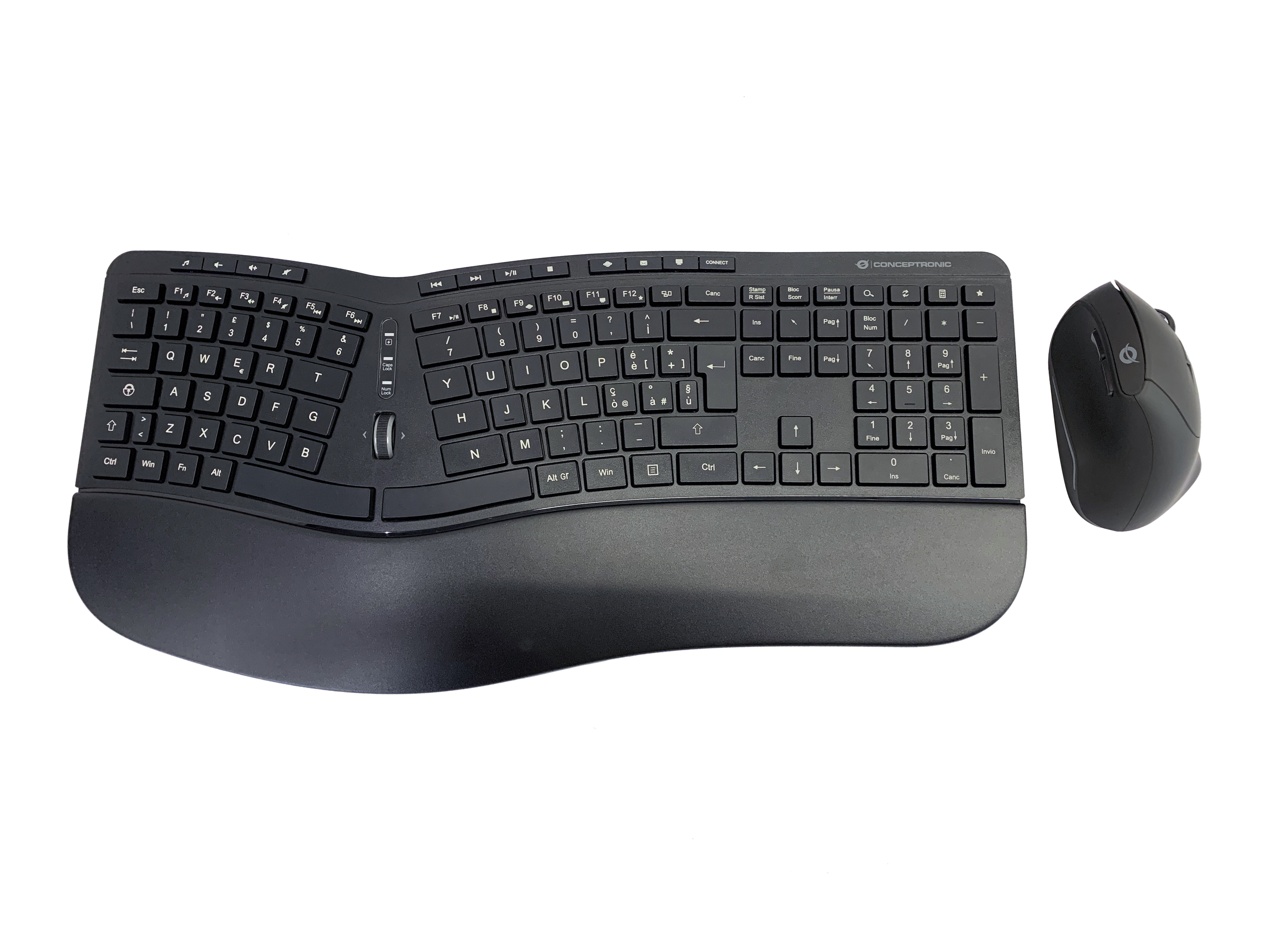 Image of Conceptronic ORAZIO02IT tastiera Mouse incluso Ufficio RF Wireless QWERTY Italiano Nero 074