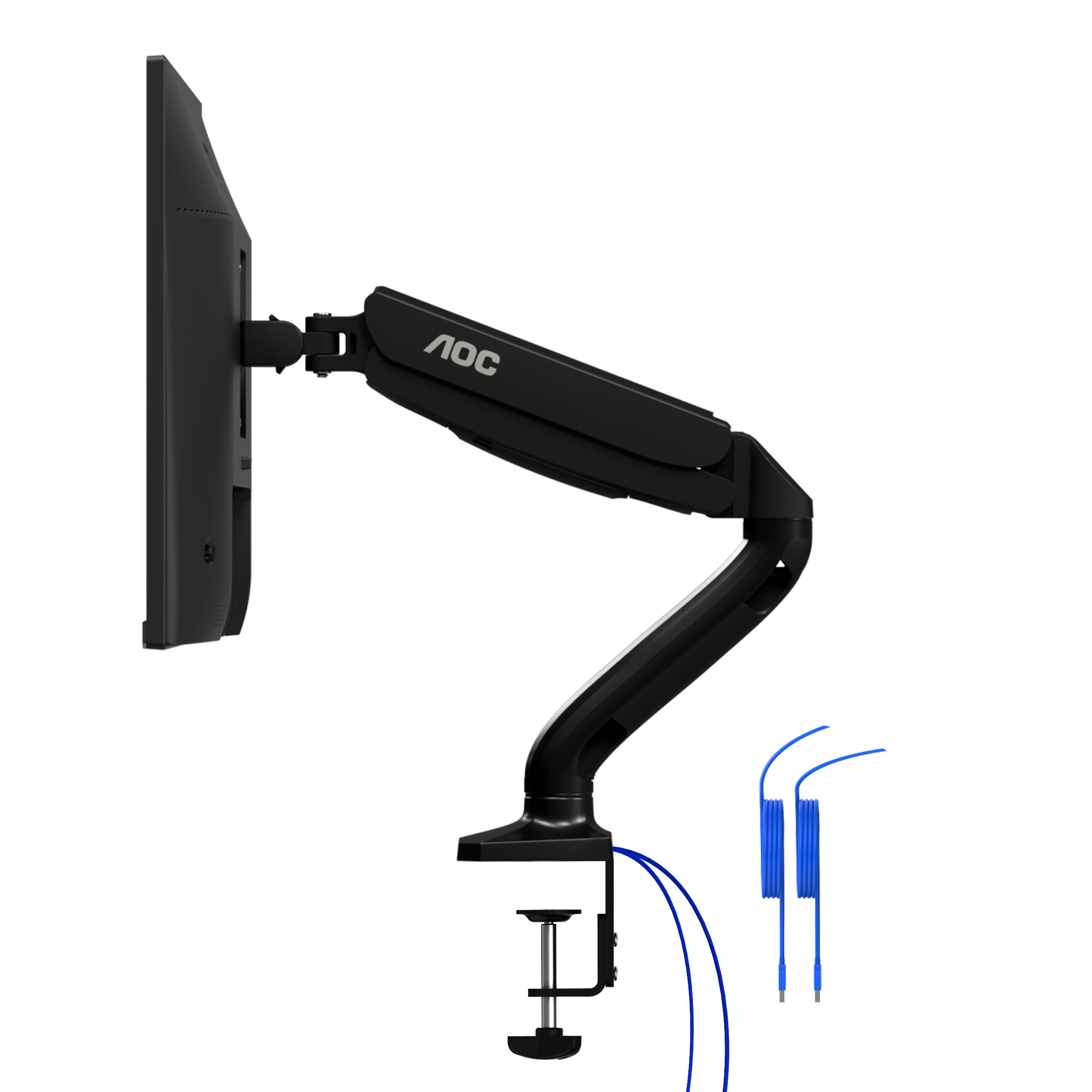 Image of AOC AS110DX Supporti a parete per TV 81,3 cm (32") Scrivania Nero 074