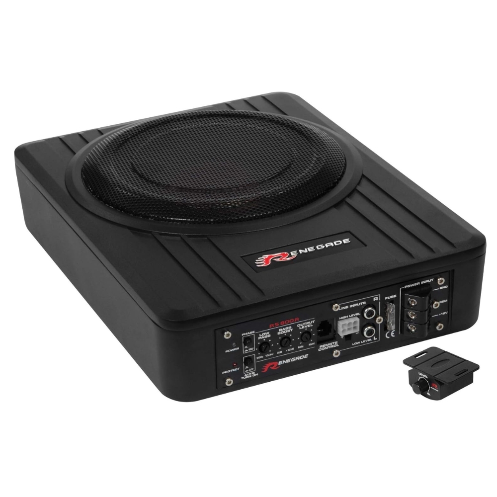 Image of Renegade RS800A Subwoofer per macchina 100 W 074