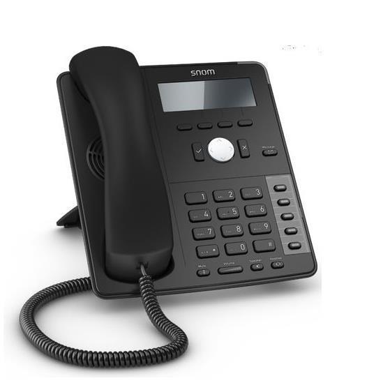 Image of TELEFONO SNOM D712 W/O PS BLACK 074