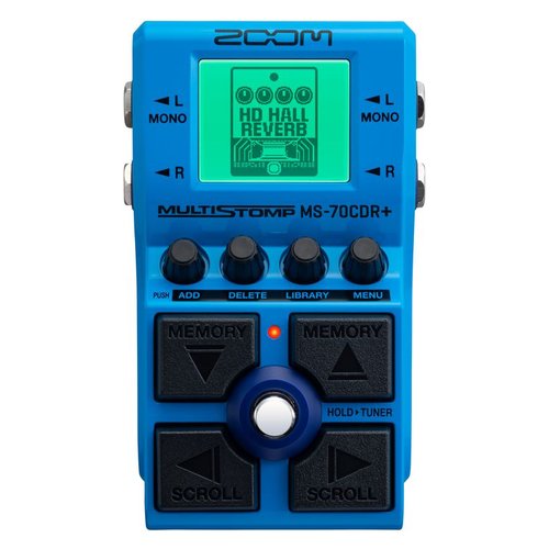 Image of Multieffetto chitarra Zoom MULTISTOMP MS 70CDR+ Blue 074