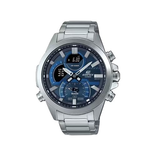 Image of Orologio Casio ECB 30D 2AEF EDIFICE Bluetooth argento e Blue 074