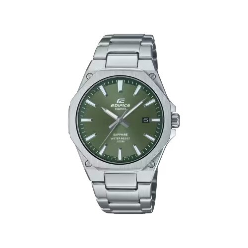 Image of Orologio Casio EFR S108D 3AV EDIFICE Slim Verde e Inox 074